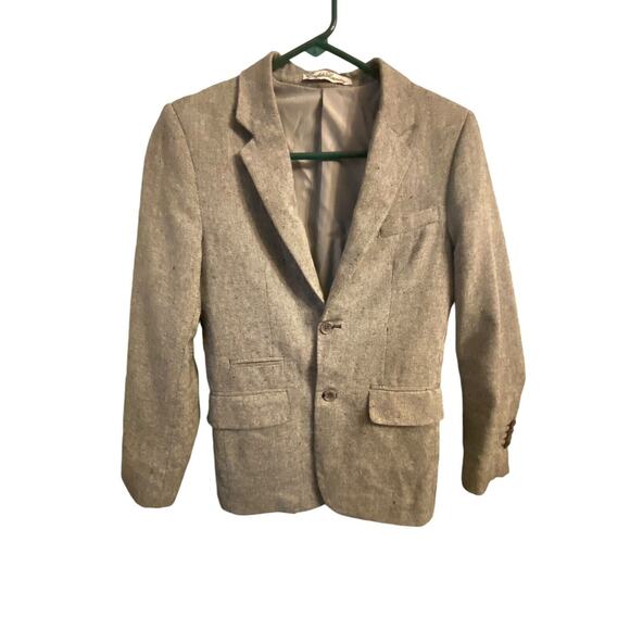 English Laundry Other - English Laundry Boys Blazer Coat Size 14 Gray Cotton Blend Double Vent